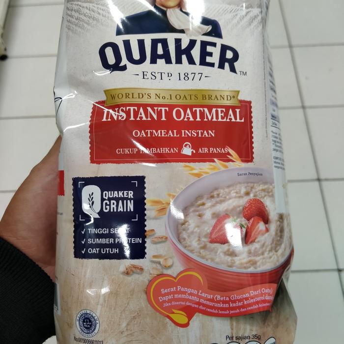Gambar quaker oatmeal 800 gr instan oatmeal - Merah dari Langgengshopp undefined Tokopedia