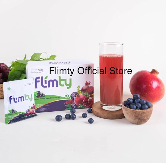 Gambar Flimty fiber pelangsing detox (brg ready) 1 box 295rb isi 16 sachet - Blackcurrent dari Flimty Official Store. undefined Tokopedia