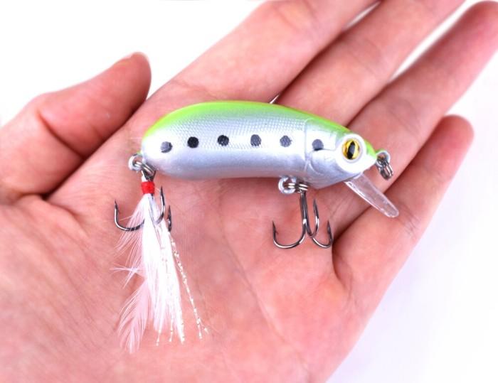 Gambar Umpan Artificial 10g Lure Top Water Fishing Crankbait Wobbler Hooks dari zakizuka undefined Tokopedia