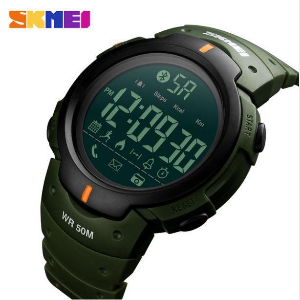 Gambar SKMEI 1301 ORIGINAL Jam Tangan Pria Bluetooth Smartwatch ARMY GREEN dari SKMEI MURAH & ORIGINAL undefined Tokopedia
