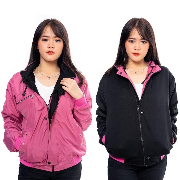 Jual Jaket Jacket Parka Wanita Cewek Muslimah Jaket Hoodie Parasut