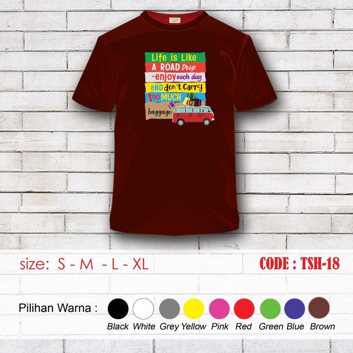 Gambar Kaos Kata-Kata Kehidupan - TSH-18 - S, Merah dari YayasanLilinPelitaKasih Jakarta Barat Tokopedia