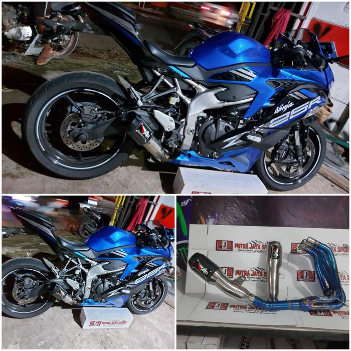 Gambar knalpot zx25r suara mantap ( full system austin racing) pnp dari Putra Jaya Sport undefined Tokopedia