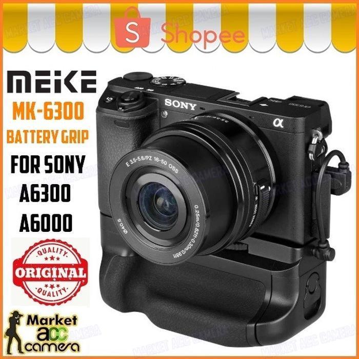 Gambar MEIKE ORIGINAL MK-6300 Battery Grip for Sony Alpha A6400 / A6300 / dari andrarisma undefined Tokopedia