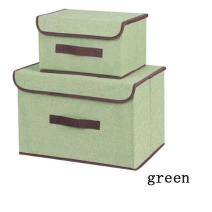 Gambar 2 in 1 Colour Storage Box / Tempat Penyimpanan (1pc dpt 2box) - Hijau dari A-House undefined Tokopedia