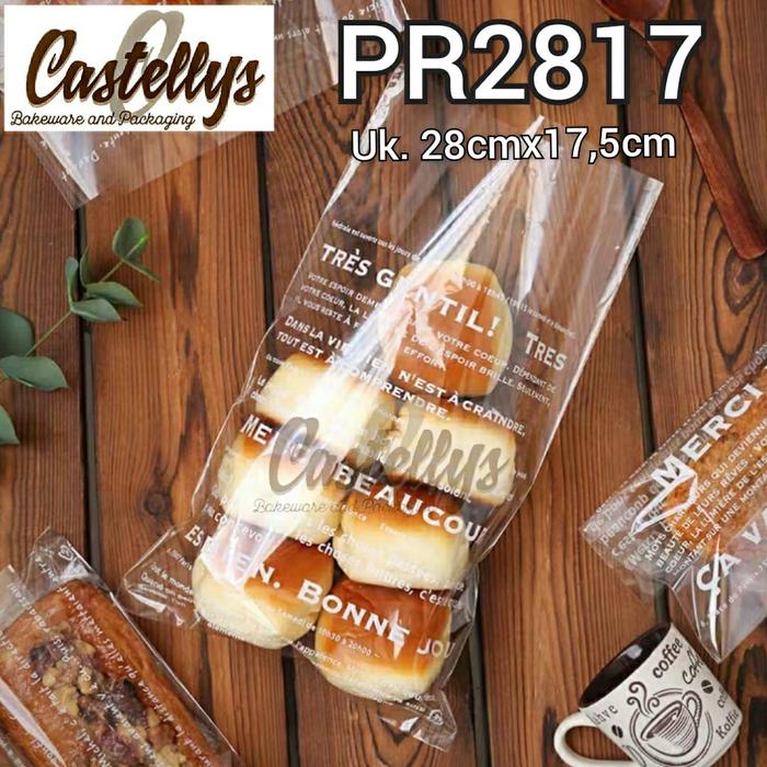 Jual Plastik Roti Serbaguna PR2817 Roti Manis Croissant Donat Bolu ...