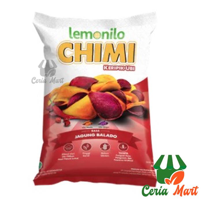 Gambar Keripik Ubi Lemonilo Chimi Jagung Balado 40 gr Cemilan Sehat No Msg dari ceriamart888 undefined Tokopedia