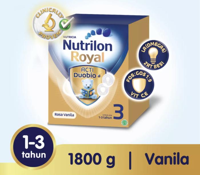 Gambar NUTRILON ROYAL 3 VANILA 1800 GR ( 1800gram ) 1,8kg dengan actiduobio+ dari Yom Mart undefined Tokopedia