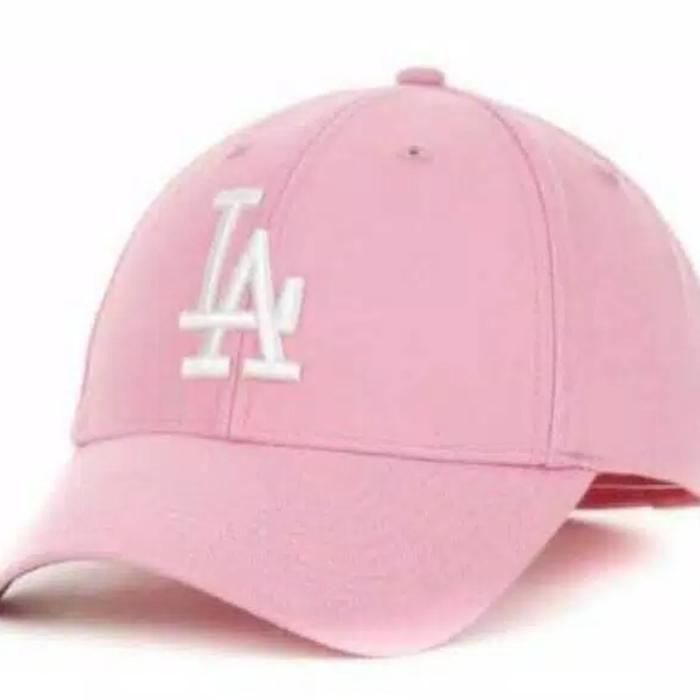 Gambar Topi Baseball LA - Pink dari Moriastore undefined Tokopedia