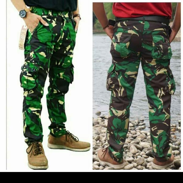 Gambar Celana panjang cargo pria loreng - warna 2, 36 dari Rismaco olshop undefined 5 Tokopedia