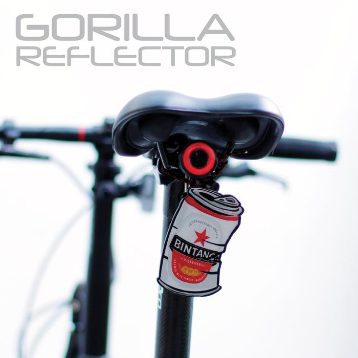 Gambar reflektor sepeda unik - gorilla reflector - palaroid paperplane orig - bintang kaleng dari HogMX undefined Tokopedia
