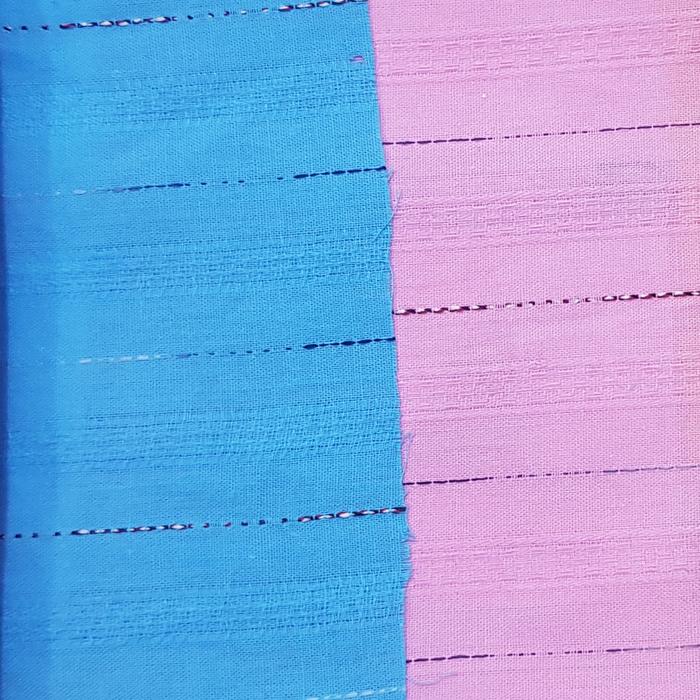 Gambar Kain Katun Polos Doby Dobi Dobby Lebar 150 cm Harga Setengah Meter - Biru dari SatchynMitchy undefined Tokopedia