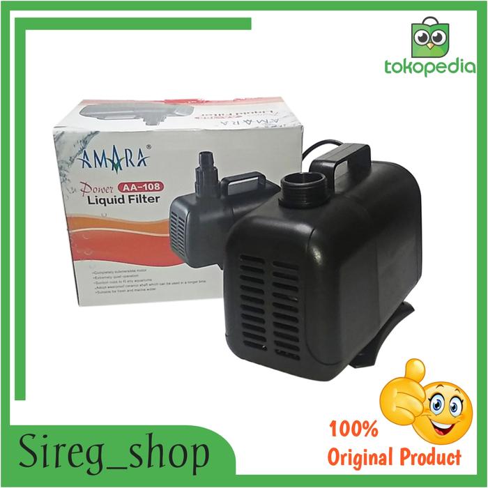 Gambar Amara AA 108, pompa celup Aquarium dan kolakm ikan dari SiregShop undefined Tokopedia