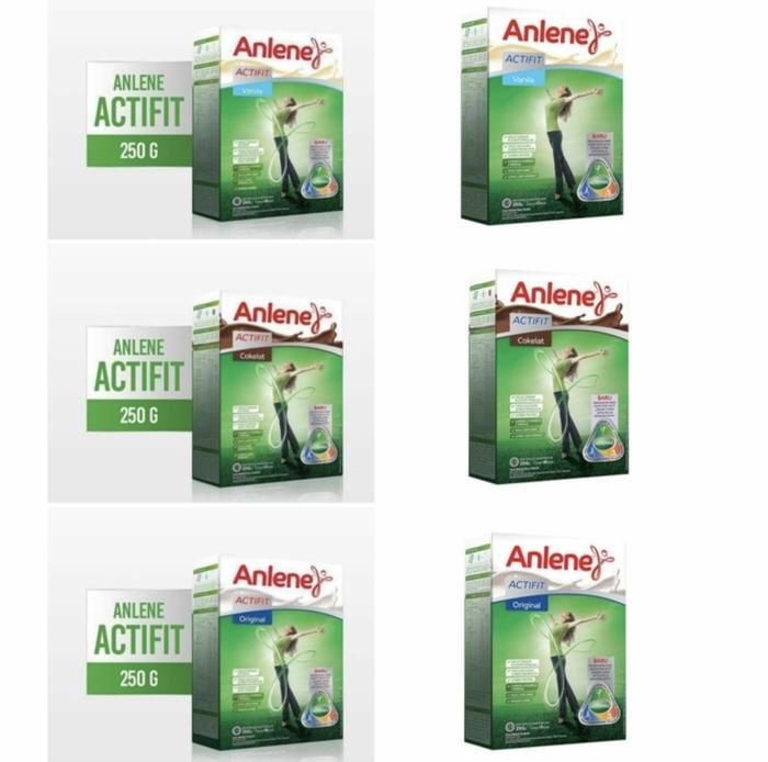 Gambar Anlene actifit 250 gram (3 varian rasa) susu kesehatan usia produktif - Vanila dari Apt Sehat Abadi undefined Tokopedia