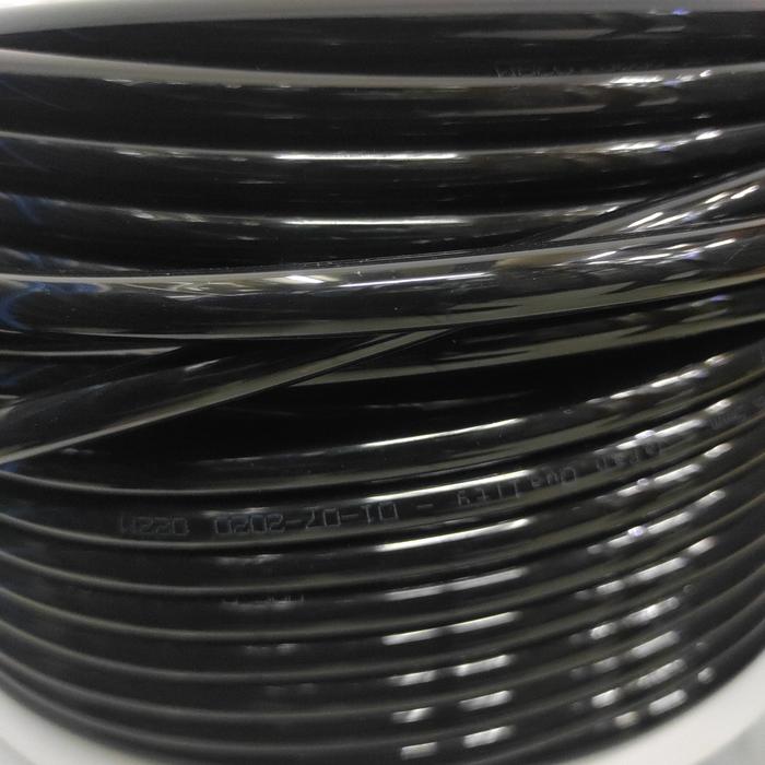 Gambar Selang Angin PU 10mm 1 Roll 100 meter OD10XID6,5 Pneumatic - Hitam dari Hydraulic & Pneumatic undefined Tokopedia