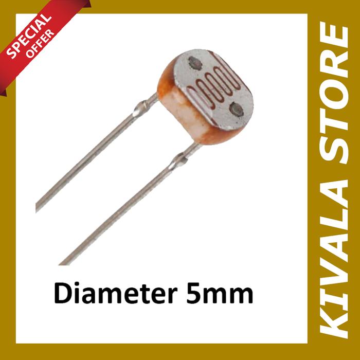 LDR Light Dependent Resistor 5mm GL5516