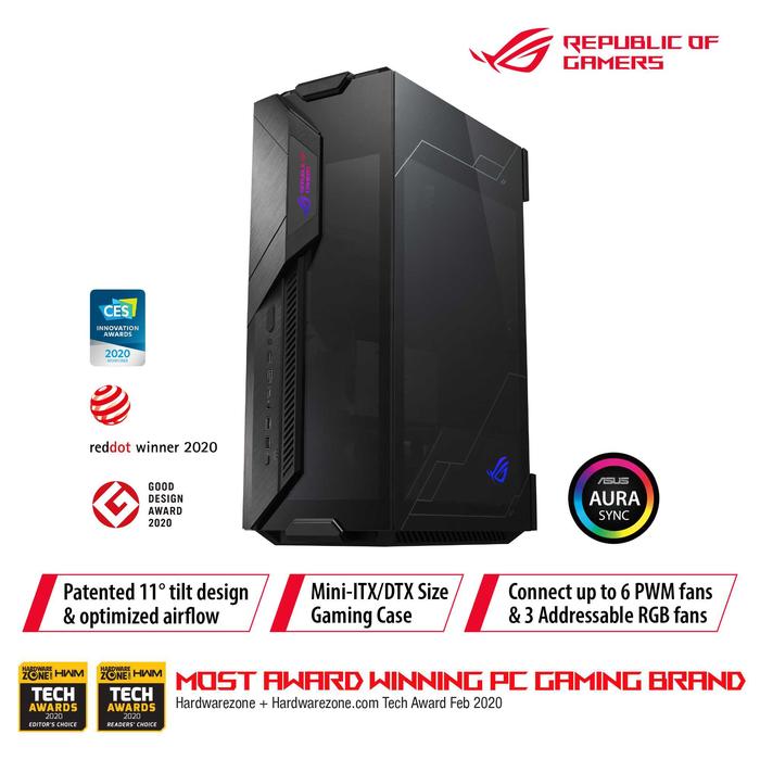 Gambar ASUS ROG Z11 GR101 - Mini ITX Gaming Case dari JnJ Online undefined Tokopedia