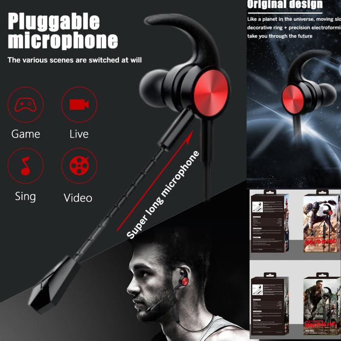 Jual XG-122 Headset Gaming PUBG Mobile Legend With Mic Headphone