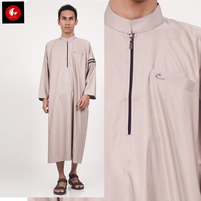 Gambar Al-isra JUBAH NABAWI Warna Pakaian Gamis Muslim Pria Okechuku - Krem, M dari Okechuku undefined Tokopedia