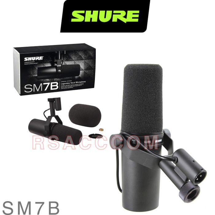 Gambar Mic Studio Shure SM7B Original Profesional Microphone dari REDSUN ELECTRONIC GROSIR undefined Tokopedia