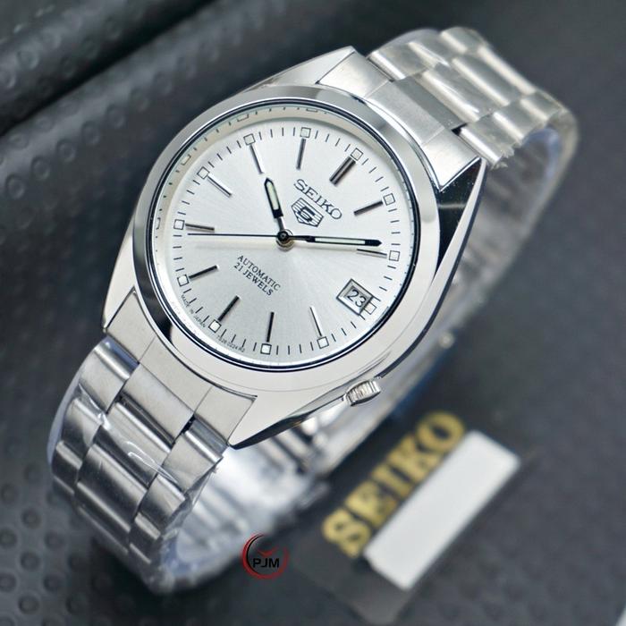 Jam tangan pria seiko otomatis seiko automatic Silver