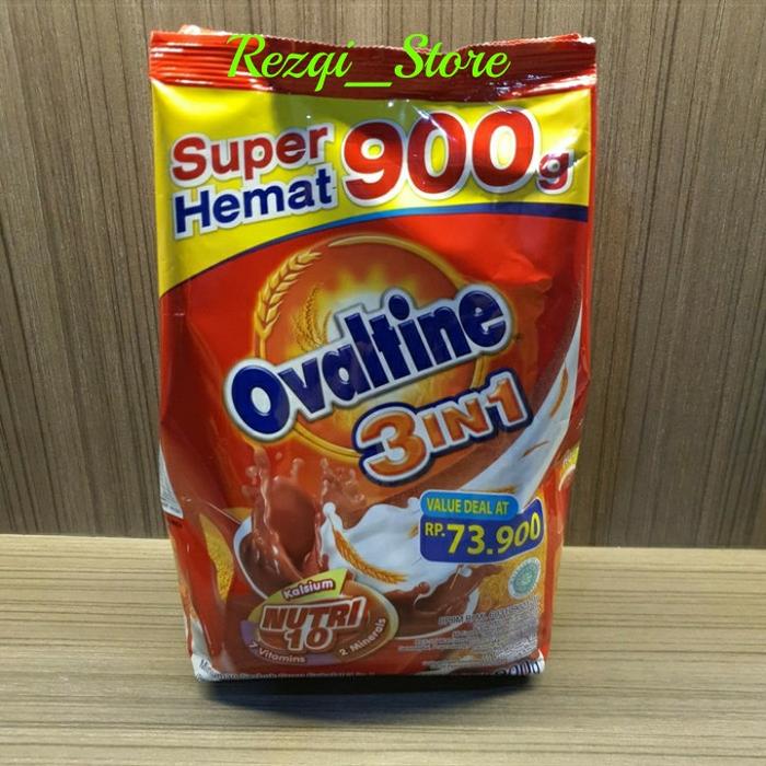 Gambar Bubuk Coklat Ovaltine 3 in 1 nutrisi 10 kemasan 900 Gram Halal dari Rezqi_store undefined Tokopedia