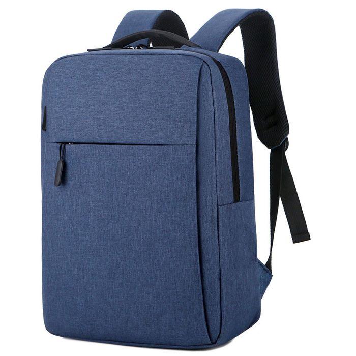 Gambar Tas Ransel Pria Laptop Backpack Kapasitas Besar slim mpde hm 06 - Biru dari 4acc undefined Tokopedia
