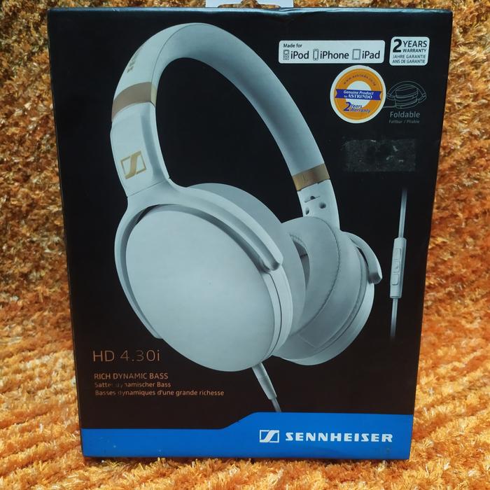 Jual Headphone Headset Sennheiser HD 4.30i 430i for iPhone Android Segel -  Kota Surabaya - Igos Musicshop | Tokopedia