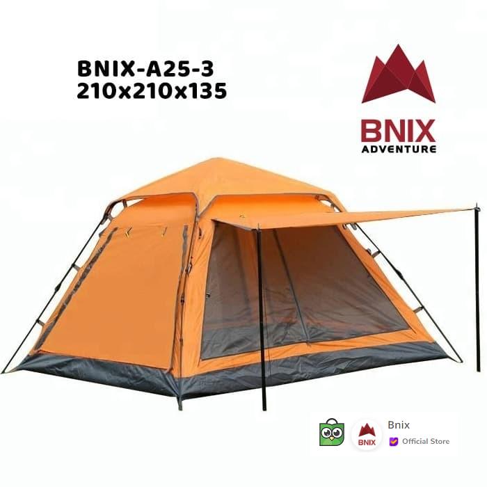 Gambar Tenda Camping - BNIX - BN-A25-3 - Waterproof Double Layer - 3 Orang dari Bnix undefined Tokopedia