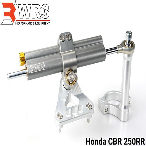 Gambar Breket Steering Damper WR3 CBR 250RR - Silver dari WR3 Kota Administrasi Jakarta Barat Tokopedia