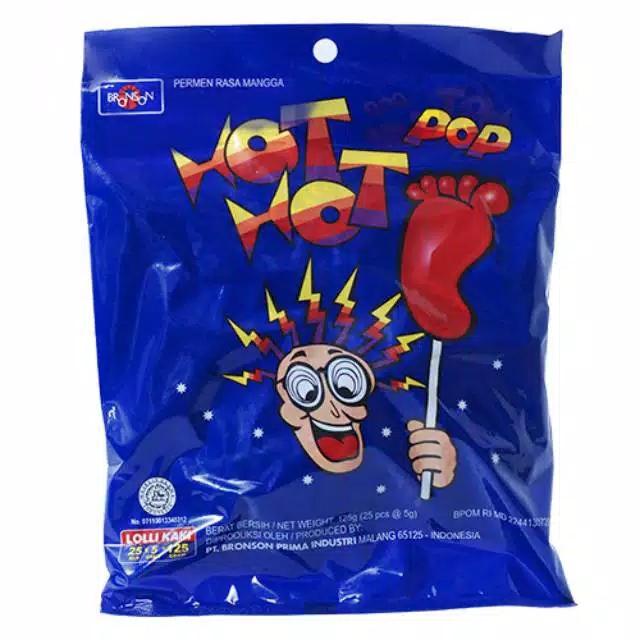 Jual Permen Kaki Hot Hot Pop Isi 25pcs Kota Bogor U Snack Tokopedia