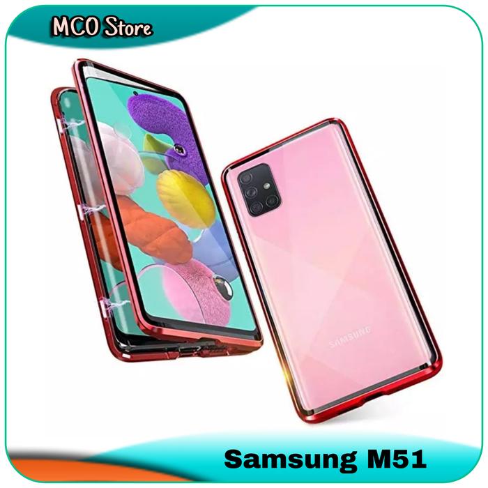 Jual Casing Samsung Galaxy M51 M 51 Magnetic Double Glass Frame