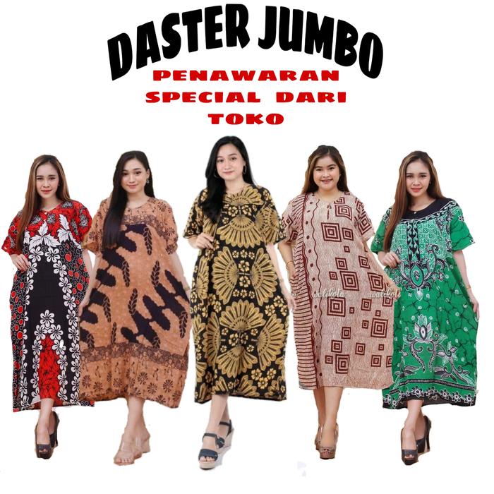 Gambar grosir daster murah/ daster jumbo/ daster jumbo busui - motif 6 dari BATIK_YASMIM undefined 2 Tokopedia