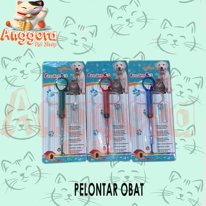 Gambar Pelontar Obat Kucing Anjing / Alat Bantu minum Obat - Feeding Kit dari Anggora petshop_NEW undefined Tokopedia