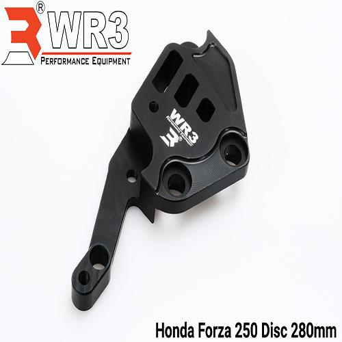 Gambar Breket Kaliper WR3 Depan For Brembo 4P1P Forza 250 Disk 280mm - Hitam dari WR3 undefined Tokopedia