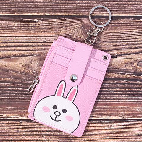 Gambar 2418 Name Tag ID Card Holder dengan Tempat Koin 5 Slot - Rabbit dari olala_estore undefined Tokopedia