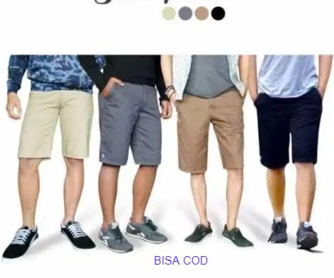 Gambar Celana chinos pendek pria RIP pinggang karet distro surfing joger - Hitam, 28 dari amberlee shop undefined Tokopedia