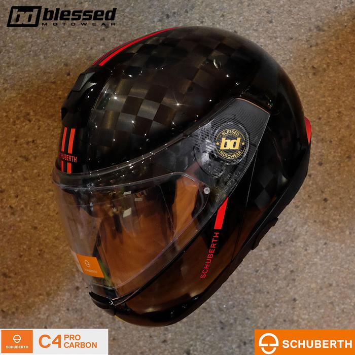 Jual Schuberth C4 Pro Carbon Fusion Red 