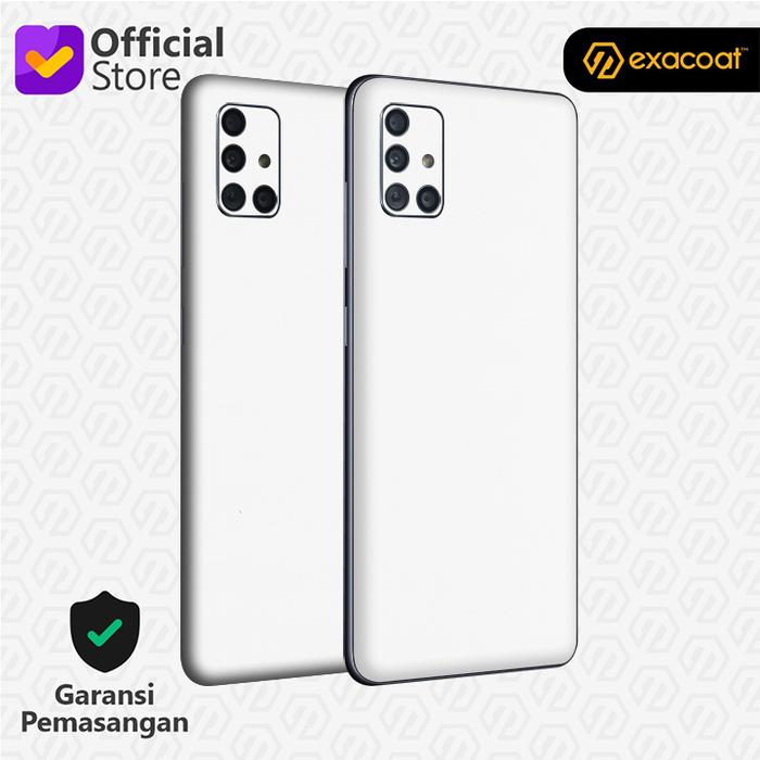 Gambar [EXACOAT] Galaxy A71 3M Skin / Garskin - True Colors - Putih, Model 360 Only dari Exacoat undefined Tokopedia