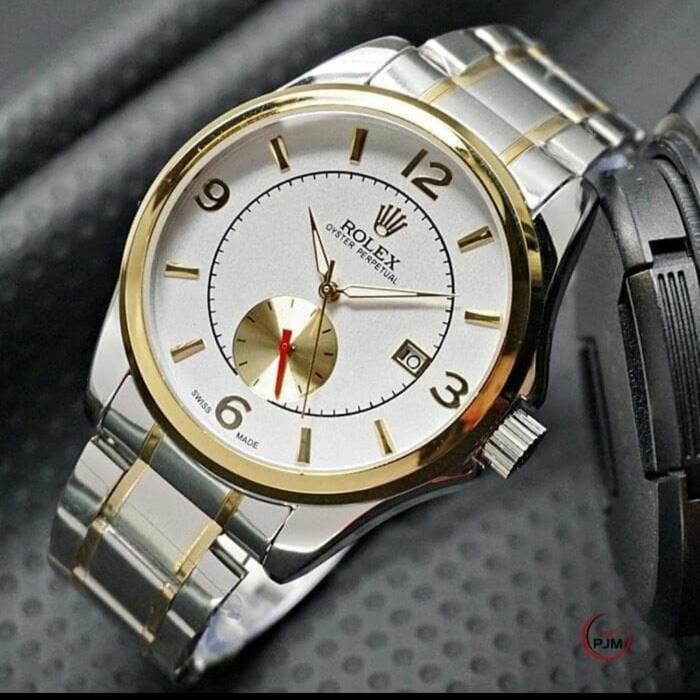 Gambar Jam Tangan Pria/Cowok Rolex Retro Rantai Big Second Bawah Automatic - gambar 4 dari vip jam2 undefined Tokopedia