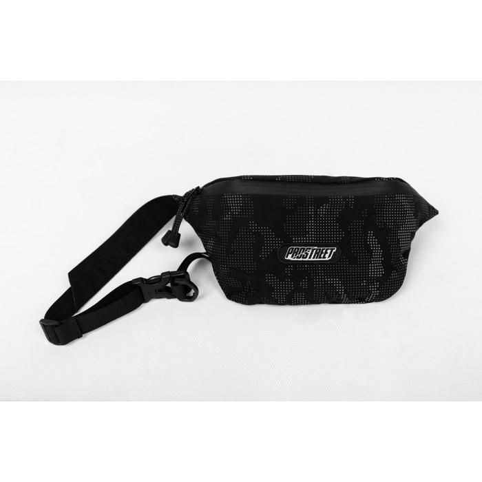 black mesh fanny pack