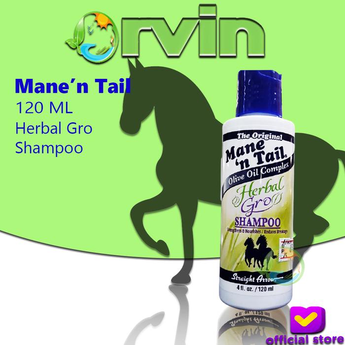 Gambar Mane N Tail Herbal Gro Shampoo 120 Ml / Mane N Tail Shampo Kuda dari Orvin Health &amp; Beauty undefined Tokopedia