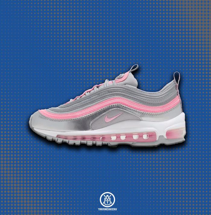 air max 97 silver pink