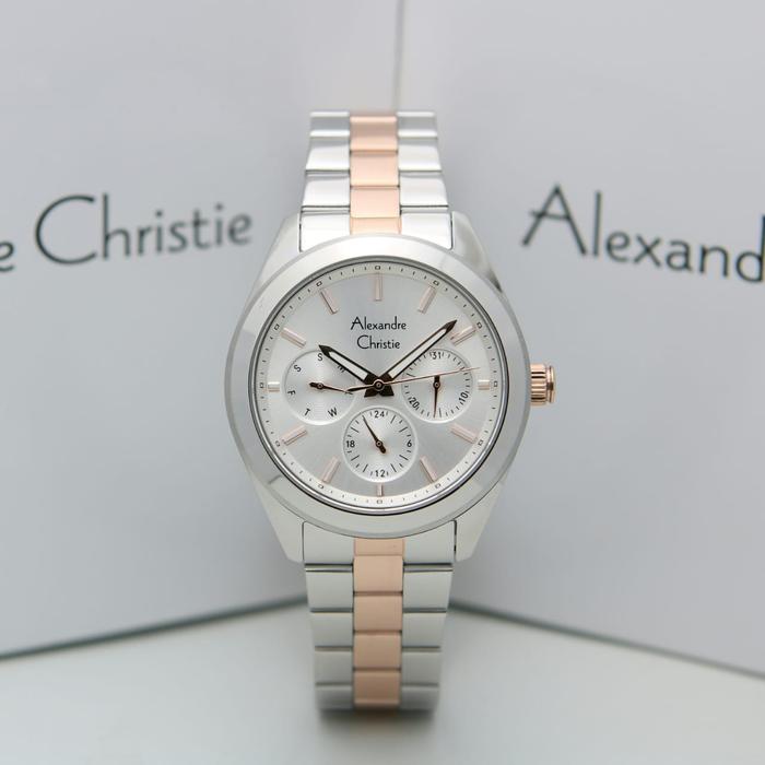 Gambar [ ORIGINAL ] Jam Tangan Wanita / Cewek Alexandre Christie 2903 AC 2903 - SILVER KOMBI dari TOKOJAMKU_NEW undefined Tokopedia