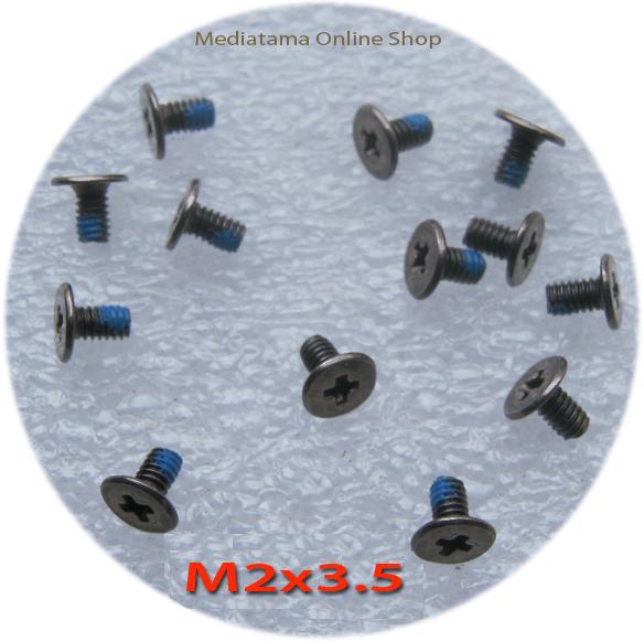 Gambar Baut/Sekrup Laptop Notebook Netbook Tipe M2 & M2.5 Berbagai Ukuran - M2x3.5 dari Mediatama Online Shop undefined Tokopedia