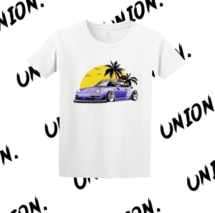 Gambar Kaos Mobil Porsche RWB Premium Bandung - Porsche Biru, S dari uniondistrobdg undefined Tokopedia