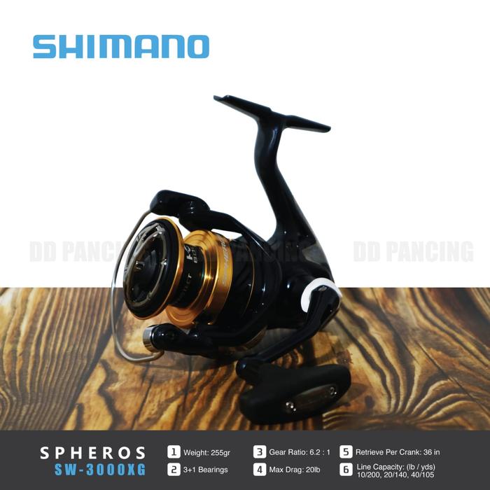 Gambar REEL SPINNING SHIMANO SPHEROS SW - SW 3000 XG dari castinger online shop undefined Tokopedia