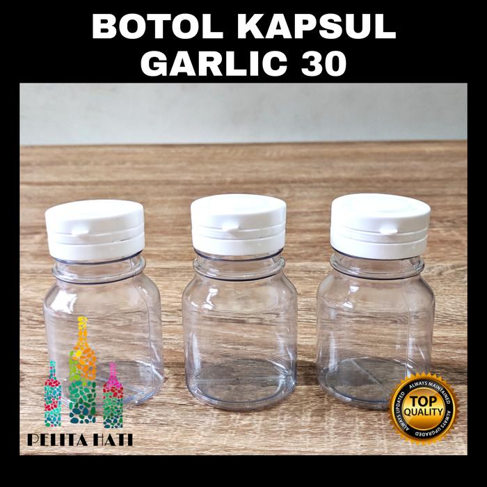 Gambar BOTOL KAPSUL ISI 30 PVC / GARLIC / TABLET HARGA DISTRIBUTOR dari UD PELITA HATI undefined Tokopedia