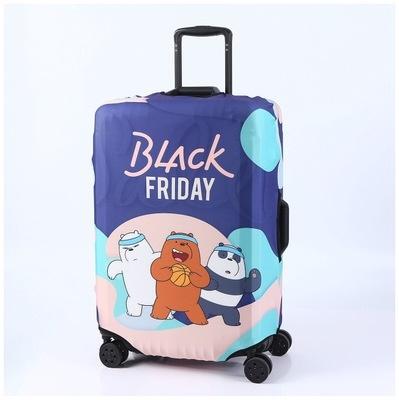 Gambar [SIZE L] [26-29 inch] Elastic Luggage Cover / Sarung Koper Elastis - Bear BLCKFRIDAY dari NidjiShop_NEW undefined Tokopedia