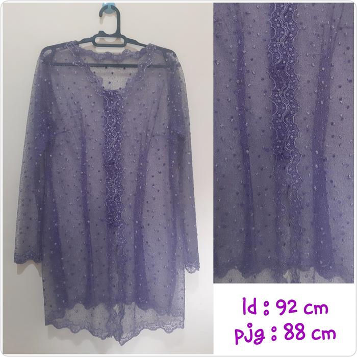 Gambar kebaya tile ungu PRELOVED dari bajubaju satu undefined Tokopedia